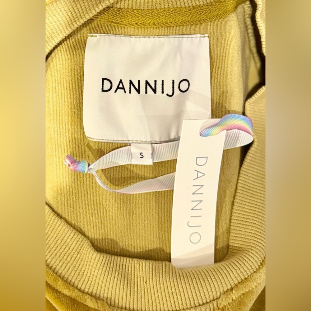 DANNIJO Velour Raglan Sweatshirt - Picture 4 of 5